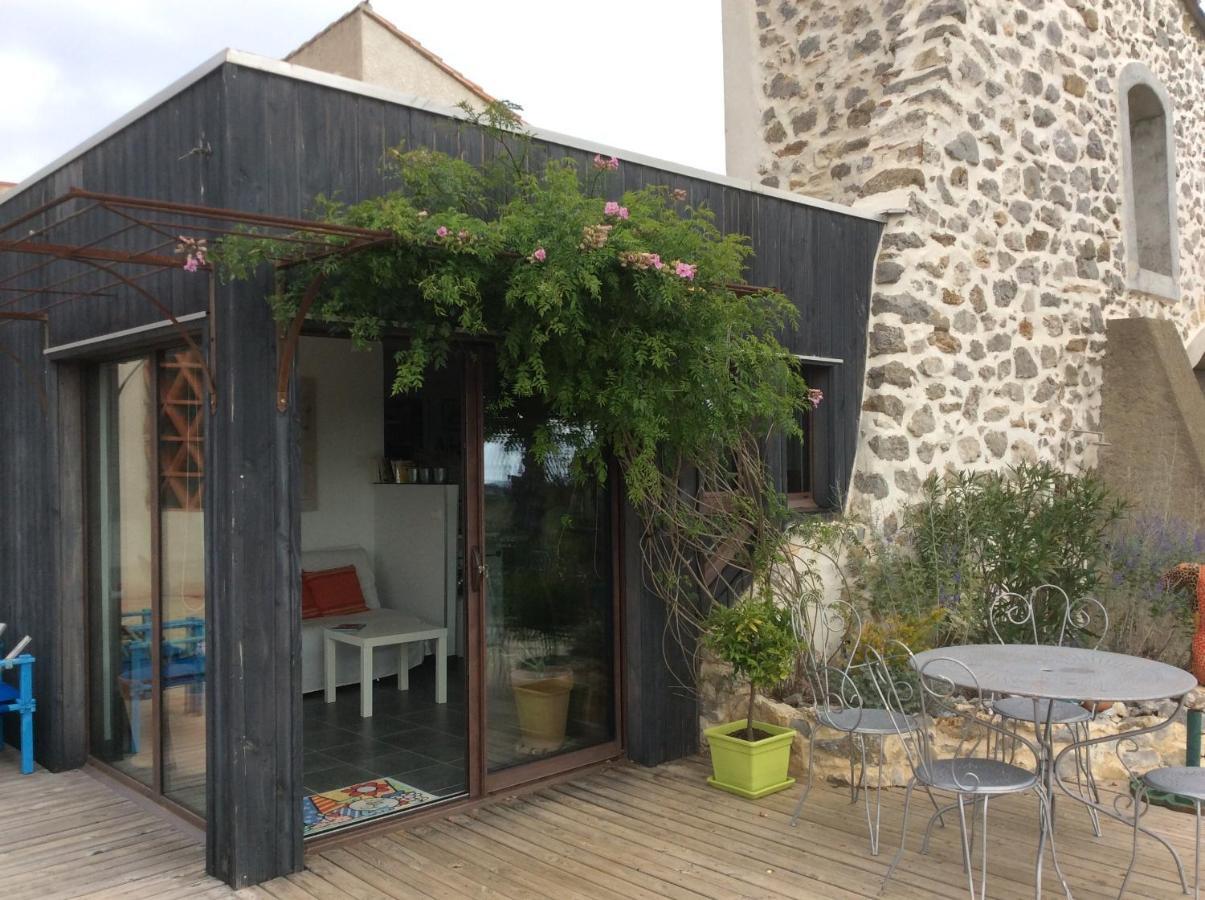 Вилла Domaine Castelsec Roquefort-des-Corbieres Экстерьер фото